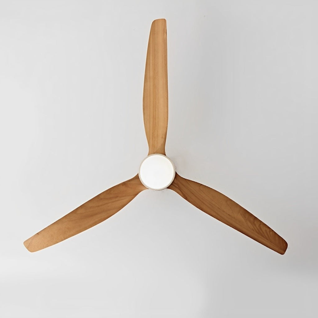 Modern Wood 3-Blade Ceiling Fan Light | Ventumra