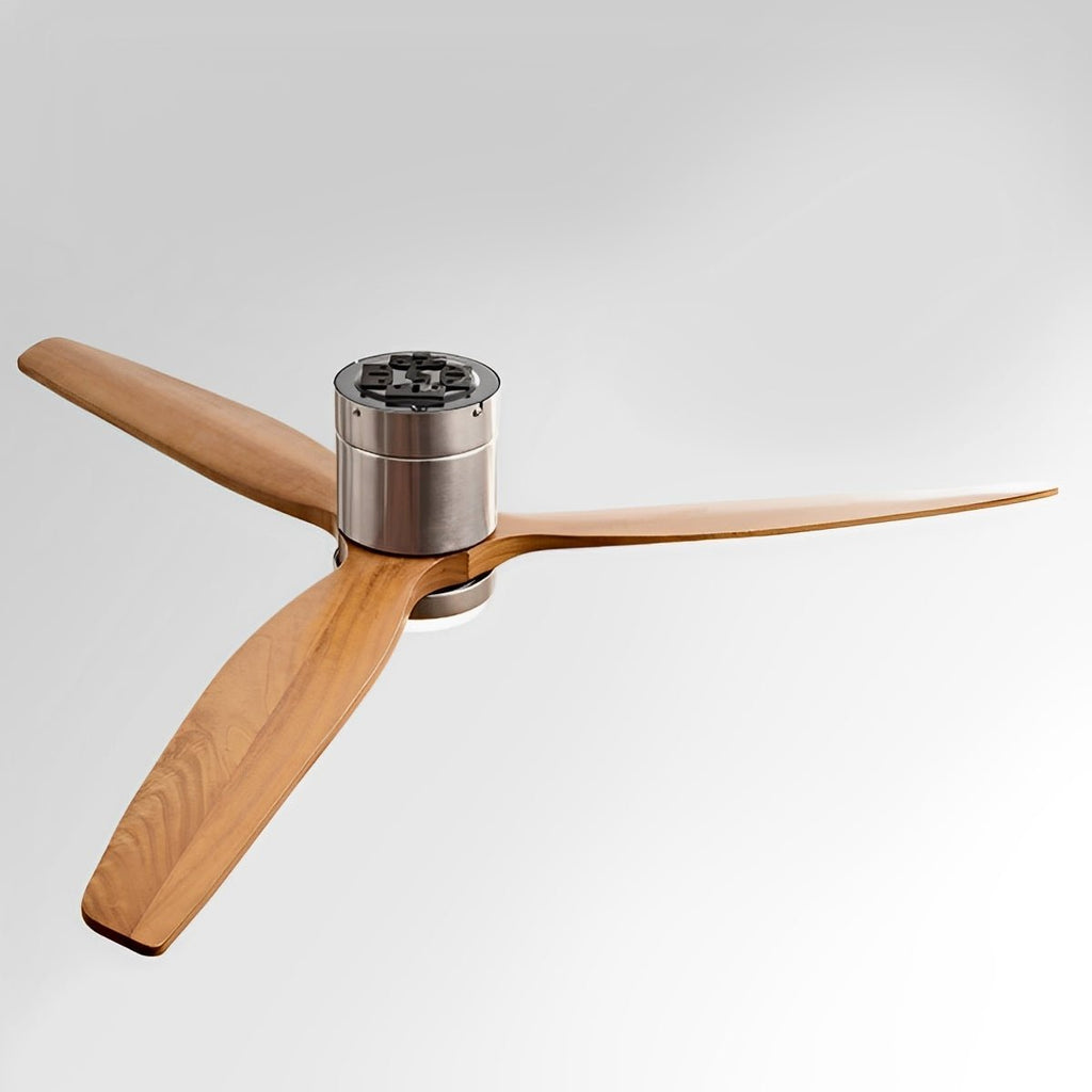 Modern Wood 3-Blade Ceiling Fan Light | Ventumra