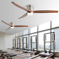 Modern Wood 3-Blade Ceiling Fan Light | Ventumra