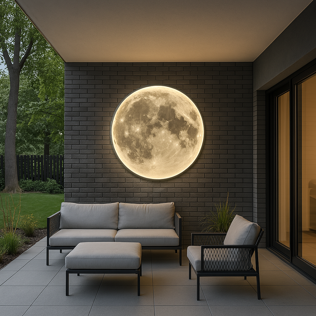 Sculptural Lunar Wall Light | Ventumra