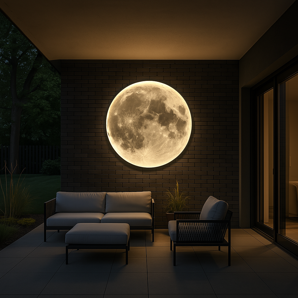 Sculptural Lunar Wall Light | Ventumra