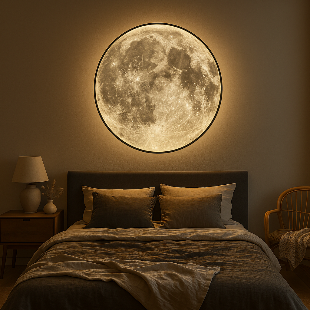 Sculptural Lunar Wall Light | Ventumra