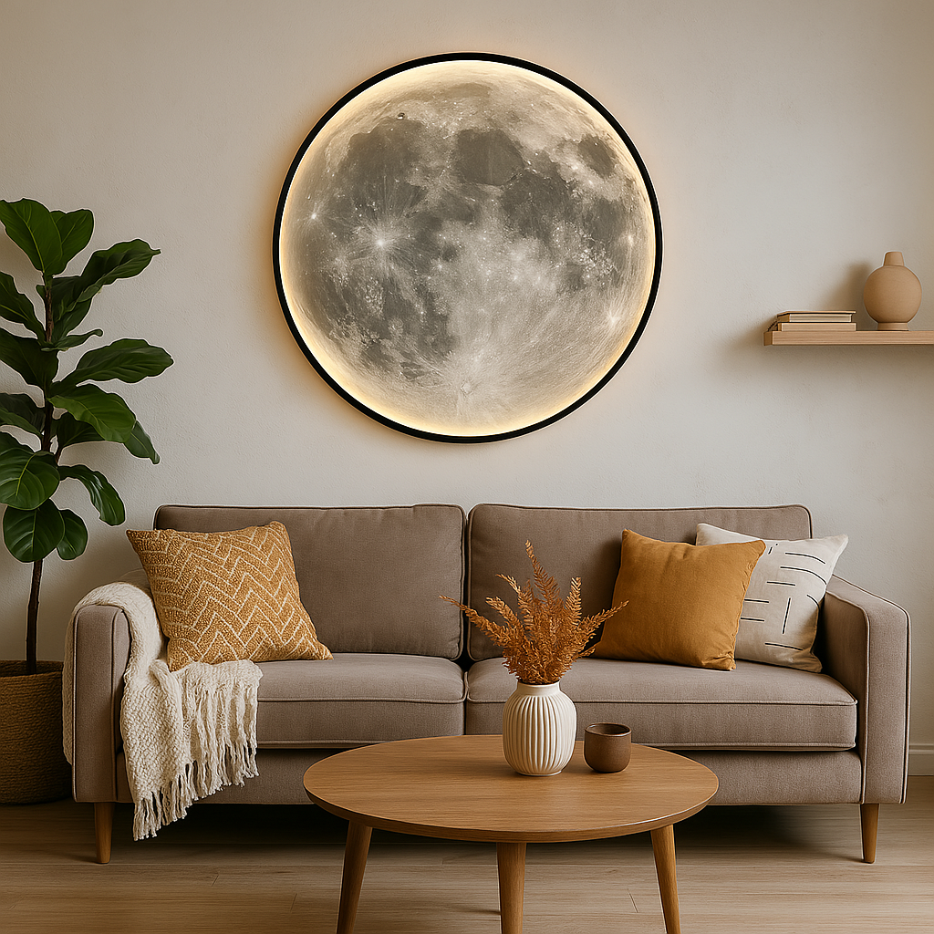Sculptural Lunar Wall Light | Ventumra