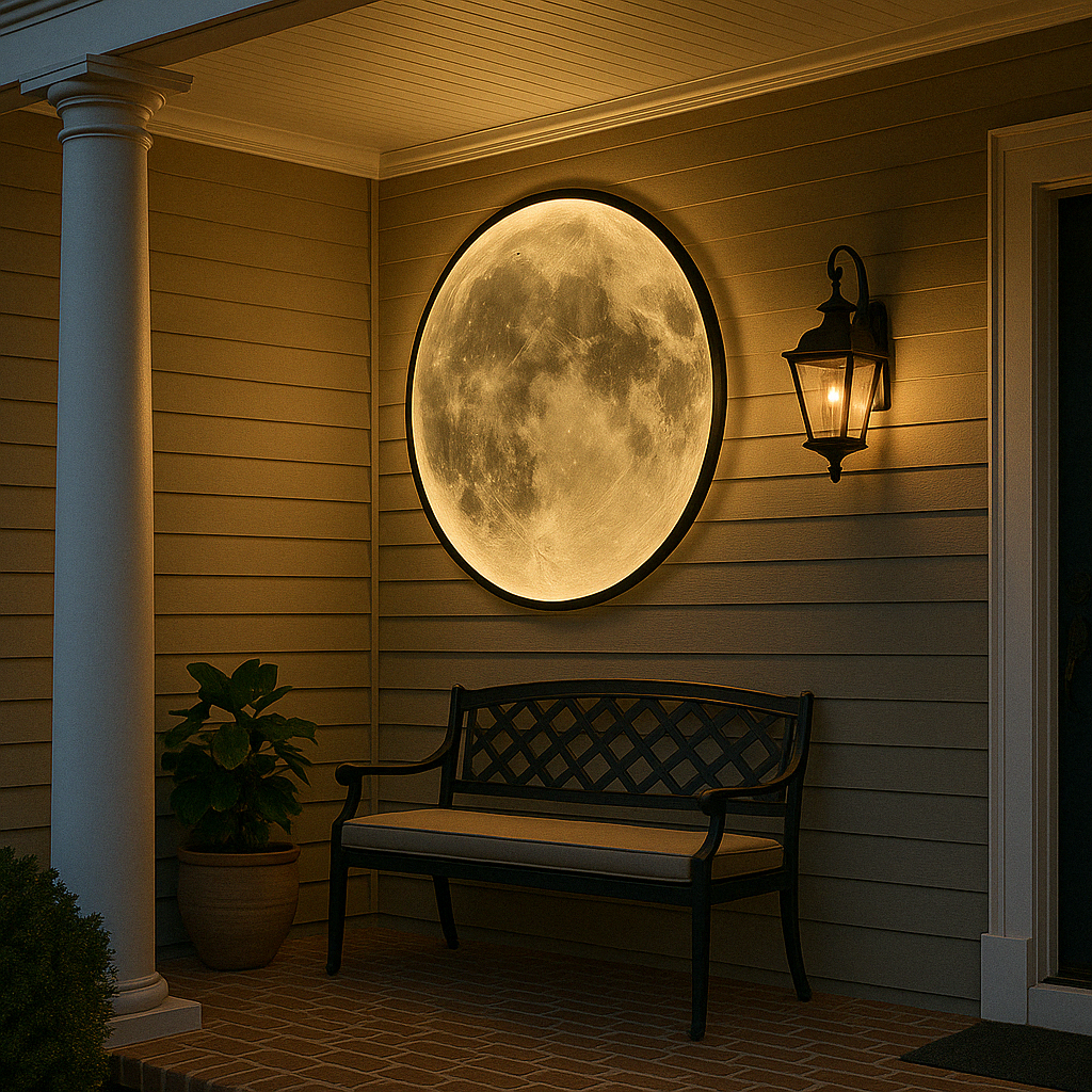 Sculptural Lunar Wall Light | Ventumra
