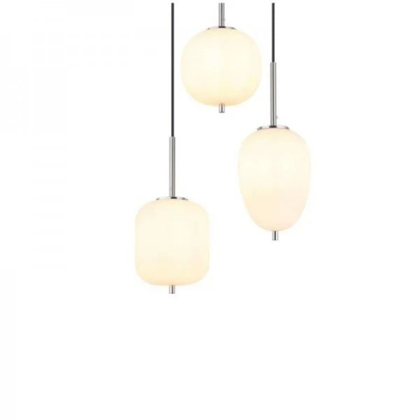ObsidianHalo Smoked Glass Bowl Pendant Light Variants