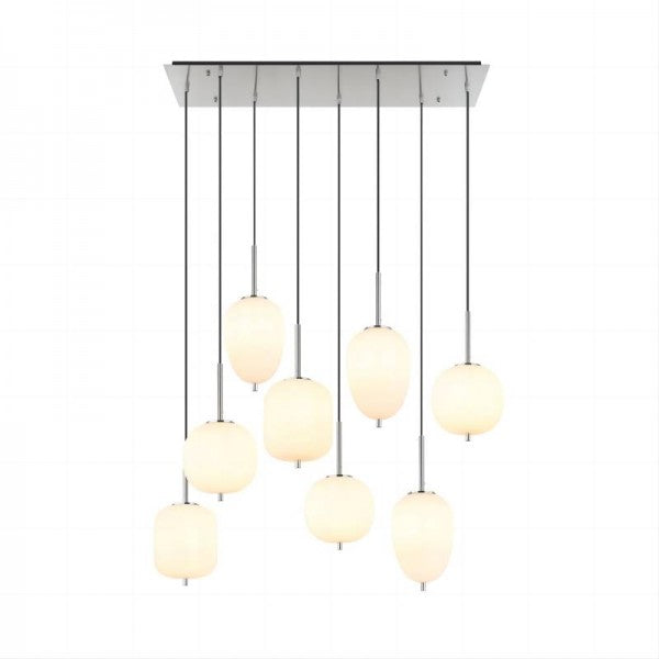 ObsidianHalo Smoked Glass Bowl Pendant Light Variants
