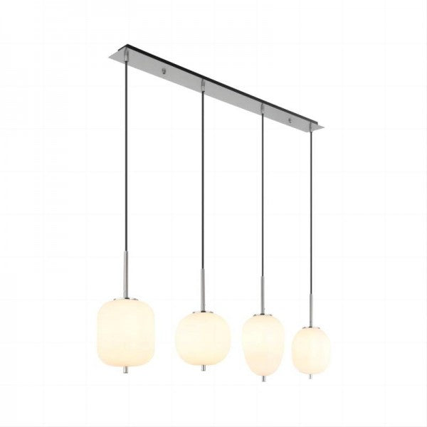 ObsidianHalo Smoked Glass Bowl Pendant Light Variants