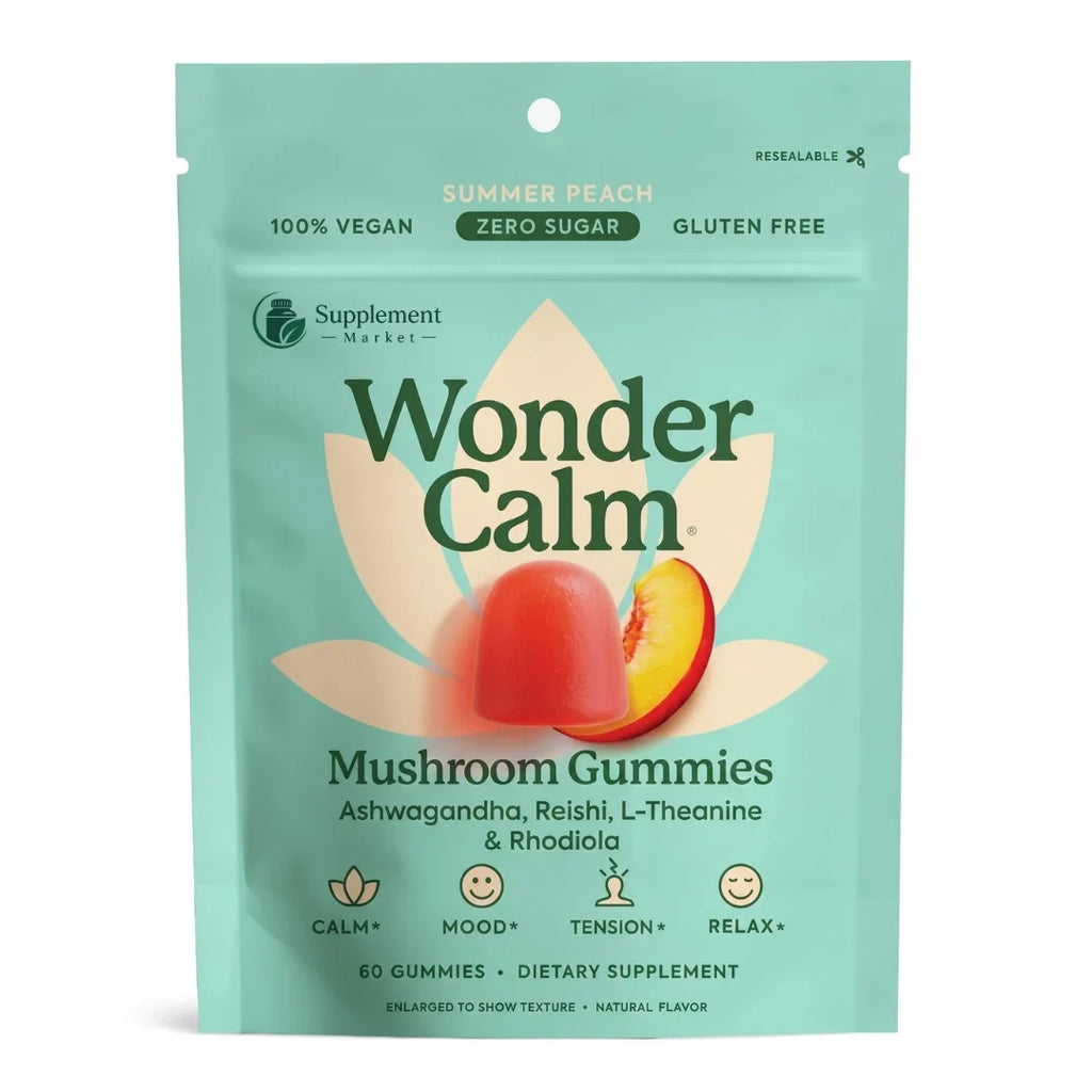 Gommine Wonder Calm ai funghi: ashwagandha, reishi e supporto alla concentrazione