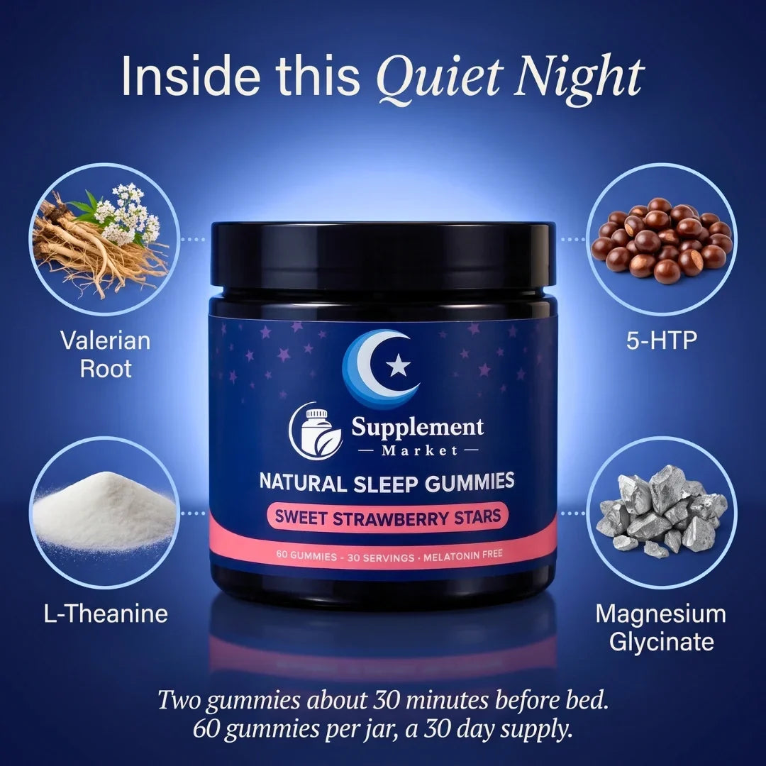 Natural Sleep Gummies: Melatonin-Free Deep Rest & Clear Mornings