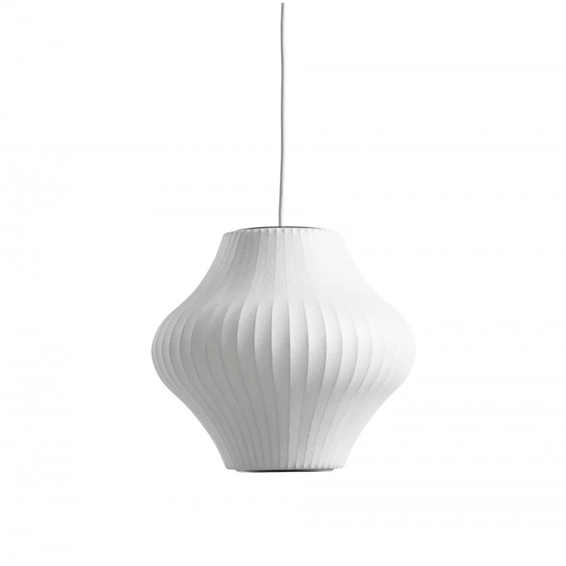LumiBulle Silk And Steel Pendant Light For Modern Spaces