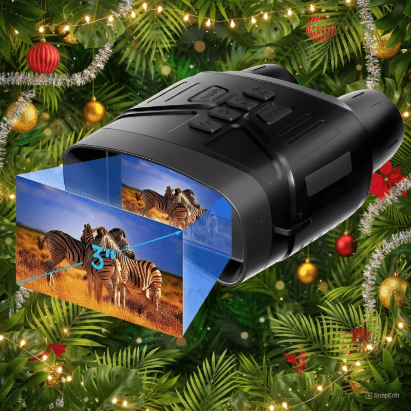 LumaGuard Digital Infrared Night Vision Binoculars — 4K Resolution, 36MP Camera, 3-Inch TFT Monitor