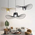Solara Straw Hat Minimalist Pendant Light for Home Decor