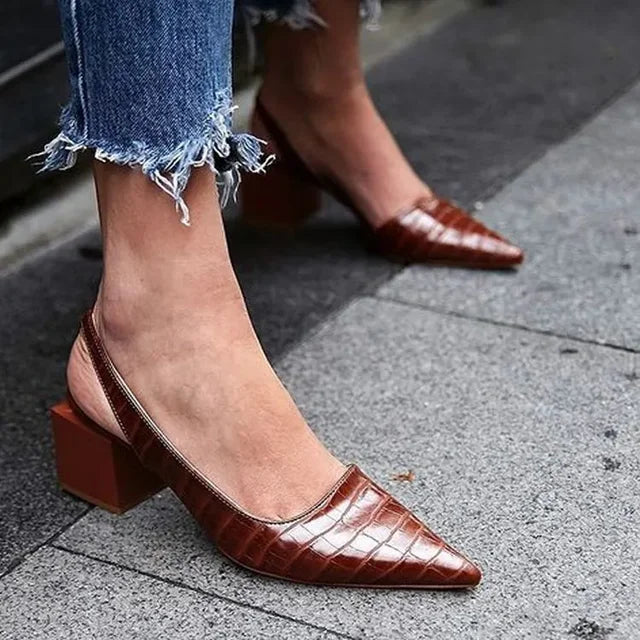Comfortable Orthopaedic Slingback Heels | ventumra