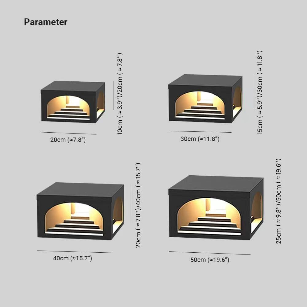Ray Modern Stair Metal Solar Outdoor Pier-Mount Pillar Light | ventumra