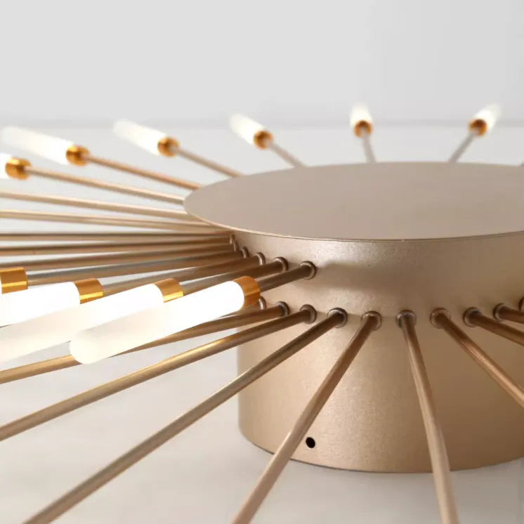 Wesley plafondslampe Fireworks, svart/gull | ventumra