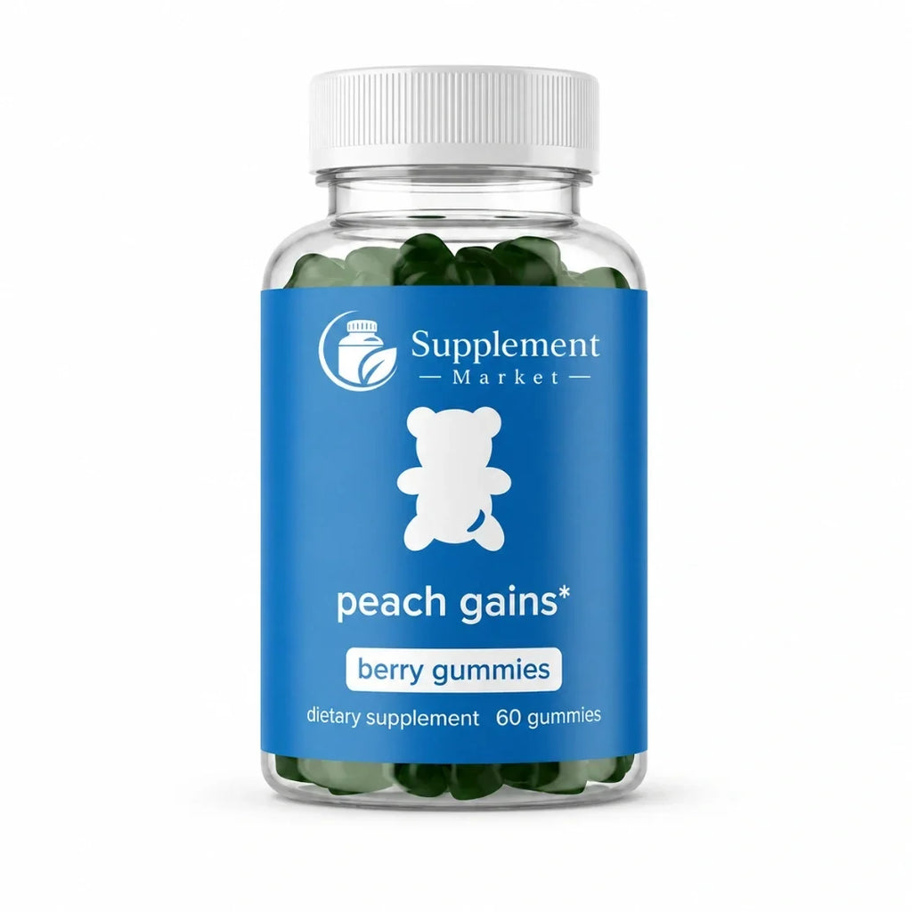 Peach Gains Gummies: Herbal Fitness Multivitamin for Women Who Train