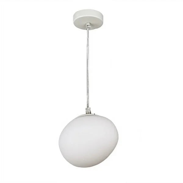 CaelumGlass Satin-Finish Pendant Light for Warm Glow