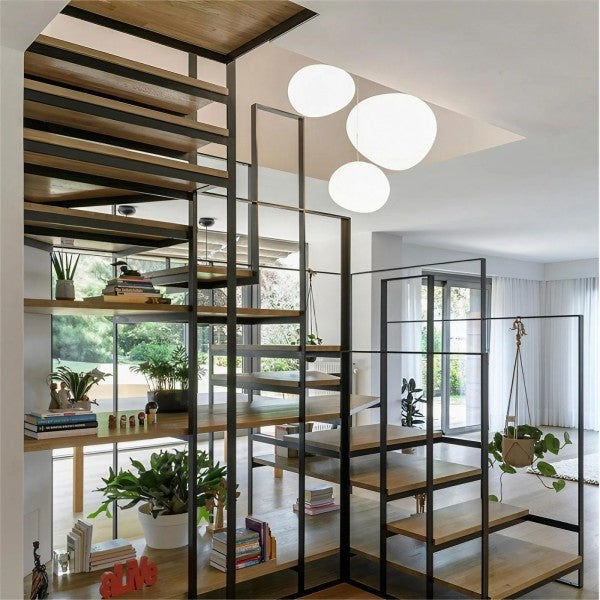 CaelumGlass Satin-Finish Pendant Light for Warm Glow