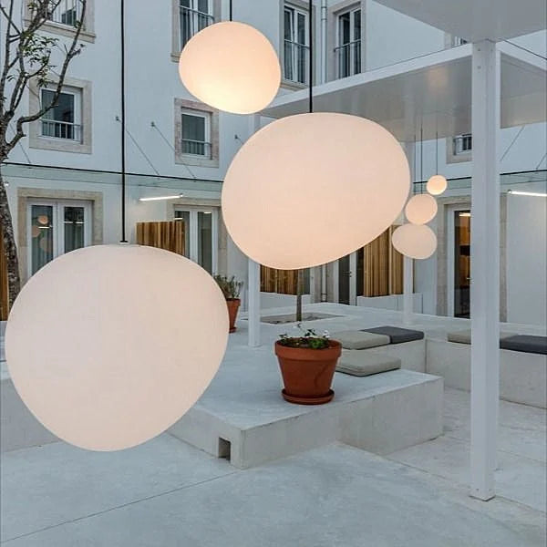 CaelumGlass Satin-Finish Pendant Light for Warm Glow