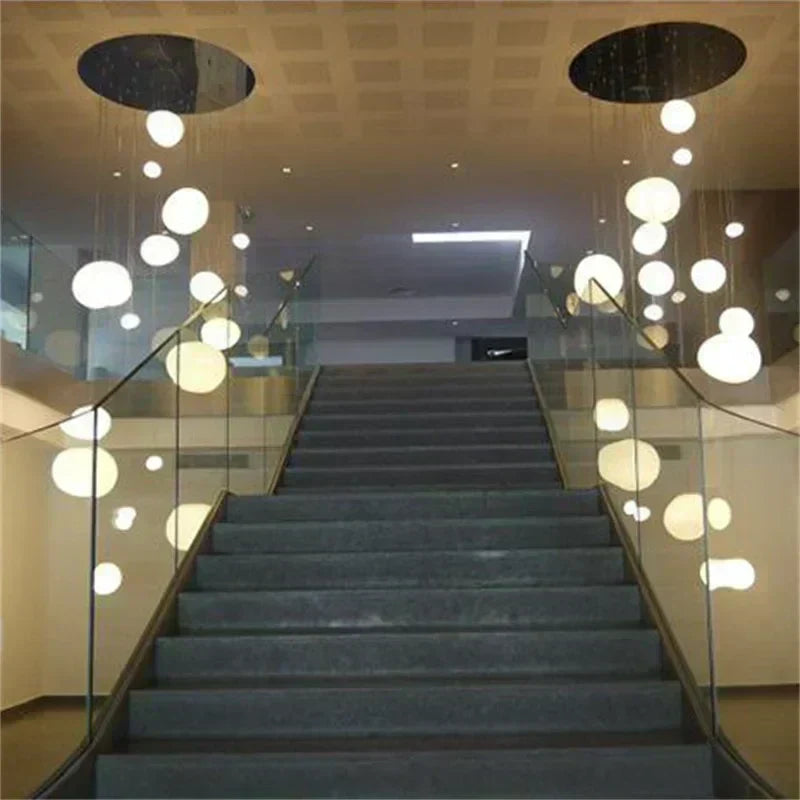 CaelumGlass Satin-Finish Pendant Light for Warm Glow