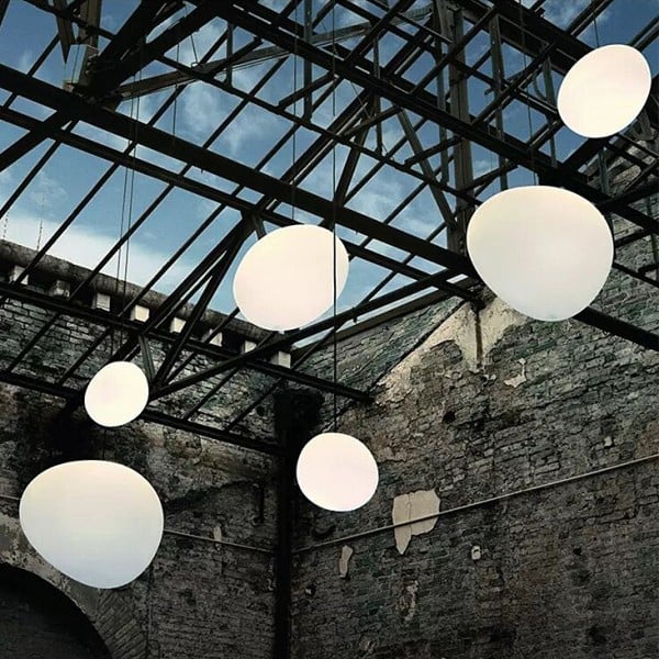 CaelumGlass Satin-Finish Pendant Light for Warm Glow