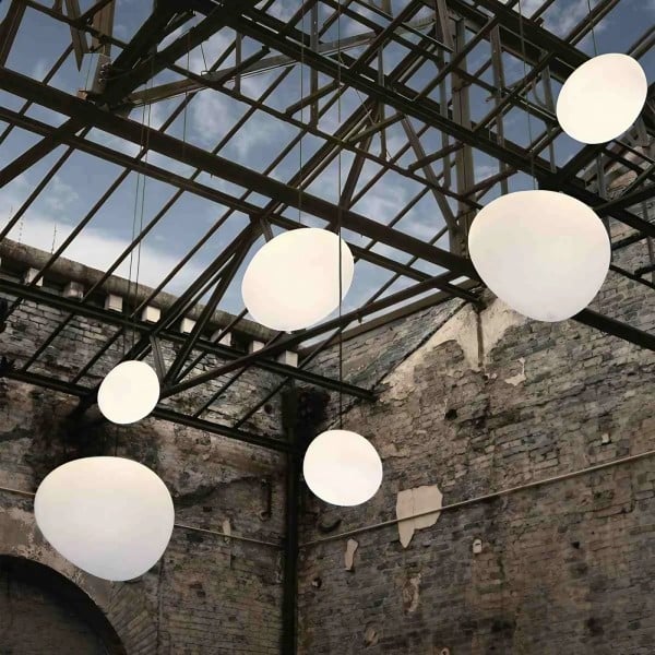 CaelumGlass Satin-Finish Pendant Light for Warm Glow