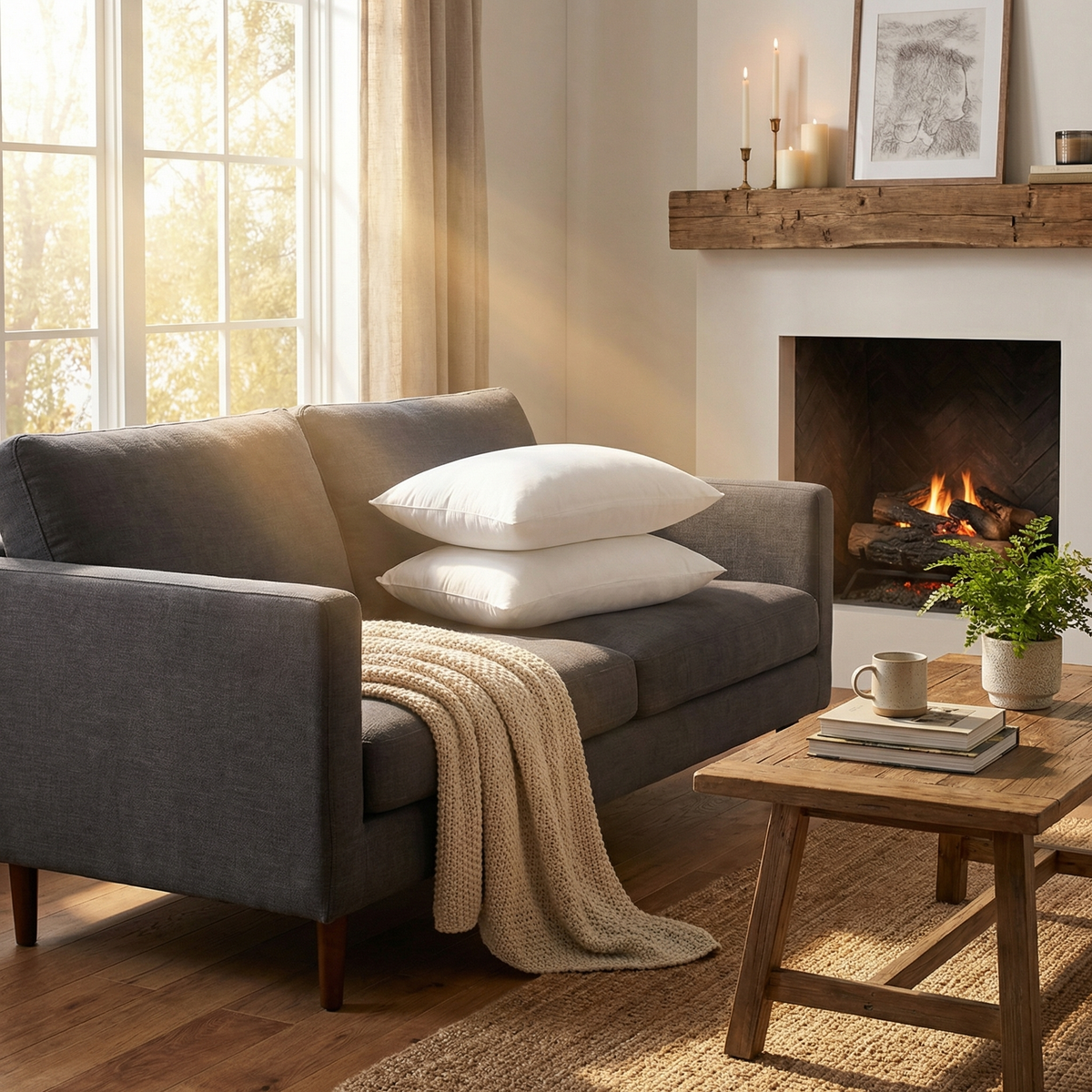 Ultra Soft Plush Cushion Insert For Any Cover | Ventumra