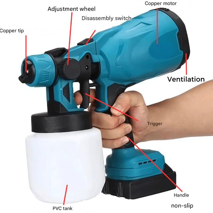 Cordless Electric Paint Sprayer – VeloPro | ventumra