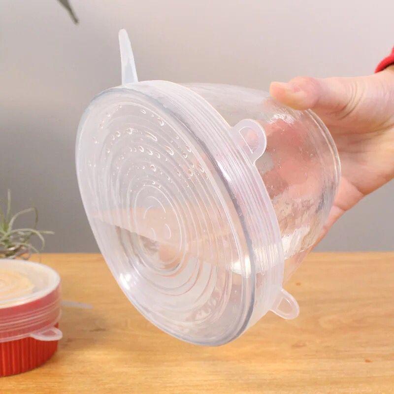 FlexiCover SmartSeal — 6 Reusable Silicone Food Lids
