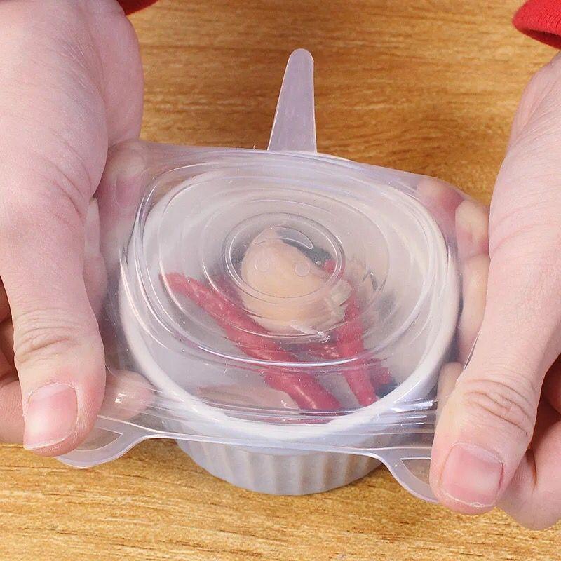 FlexiCover SmartSeal — 6 Reusable Silicone Food Lids