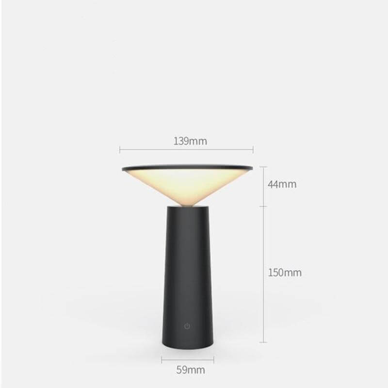 LumaTouch Desk Lamp 3 Mode LED Rechargeable Touch Switch