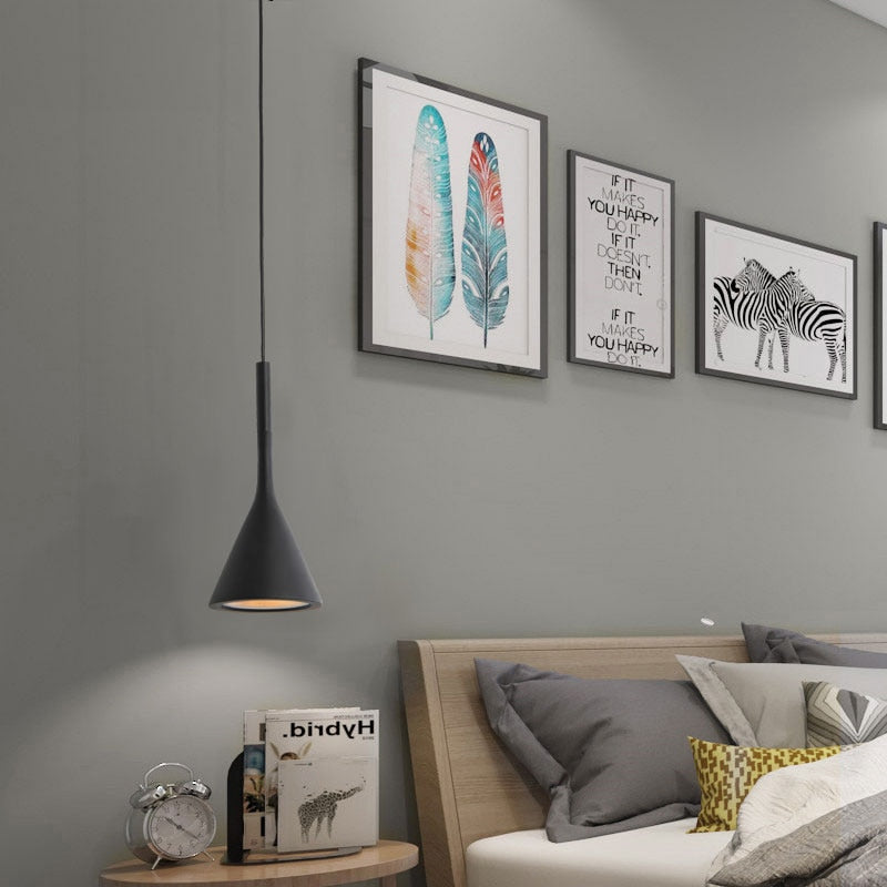 Nordic Modern Pendant Lights With Matte Finishes And Adjustable Height