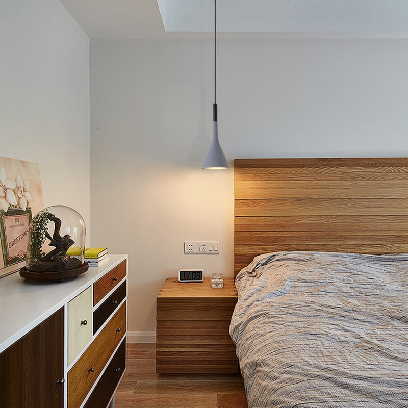 Nordic Modern Pendant Lights With Matte Finishes And Adjustable Height