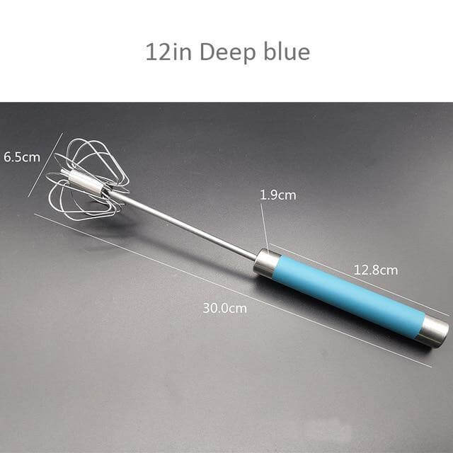 MixMaster Stainless Steel Whisk — Splash-Free Sauce & Egg Mixing