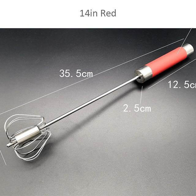 MixMaster Stainless Steel Whisk — Splash-Free Sauce & Egg Mixing