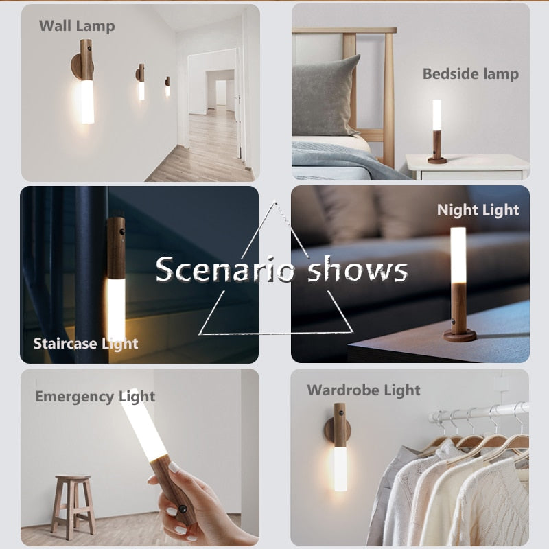 Luz nocturna LED inalámbrica con sensor LichtSmart - Detección de movimiento de 4m