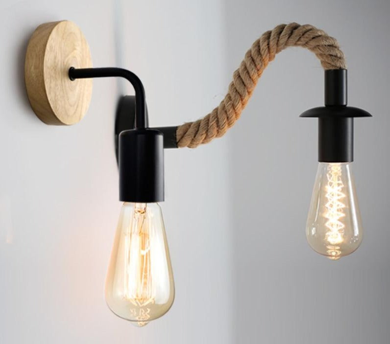 Aurora Vintage Wall Lamp for Indoor & Outdoor Bulb Included
