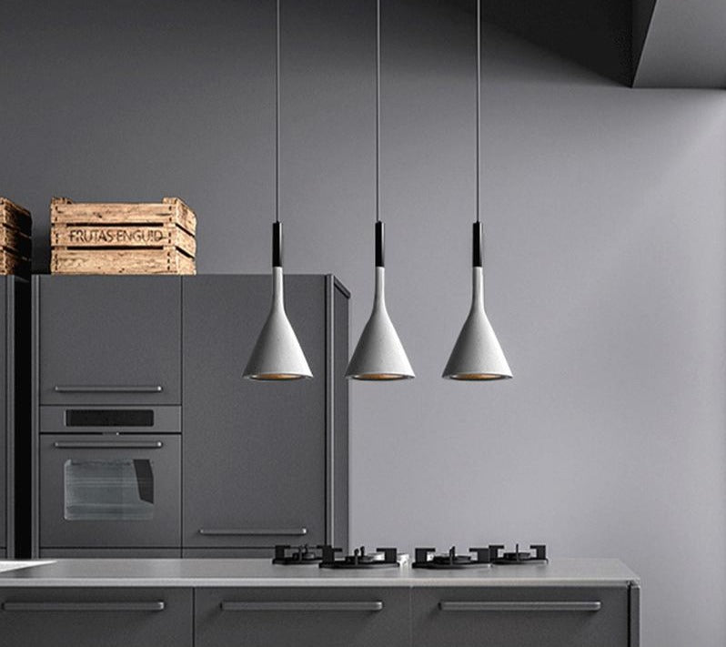 Nordic Modern Pendant Lights With Matte Finishes And Adjustable Height