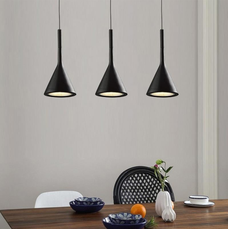 Nordic Modern Pendant Lights With Matte Finishes And Adjustable Height