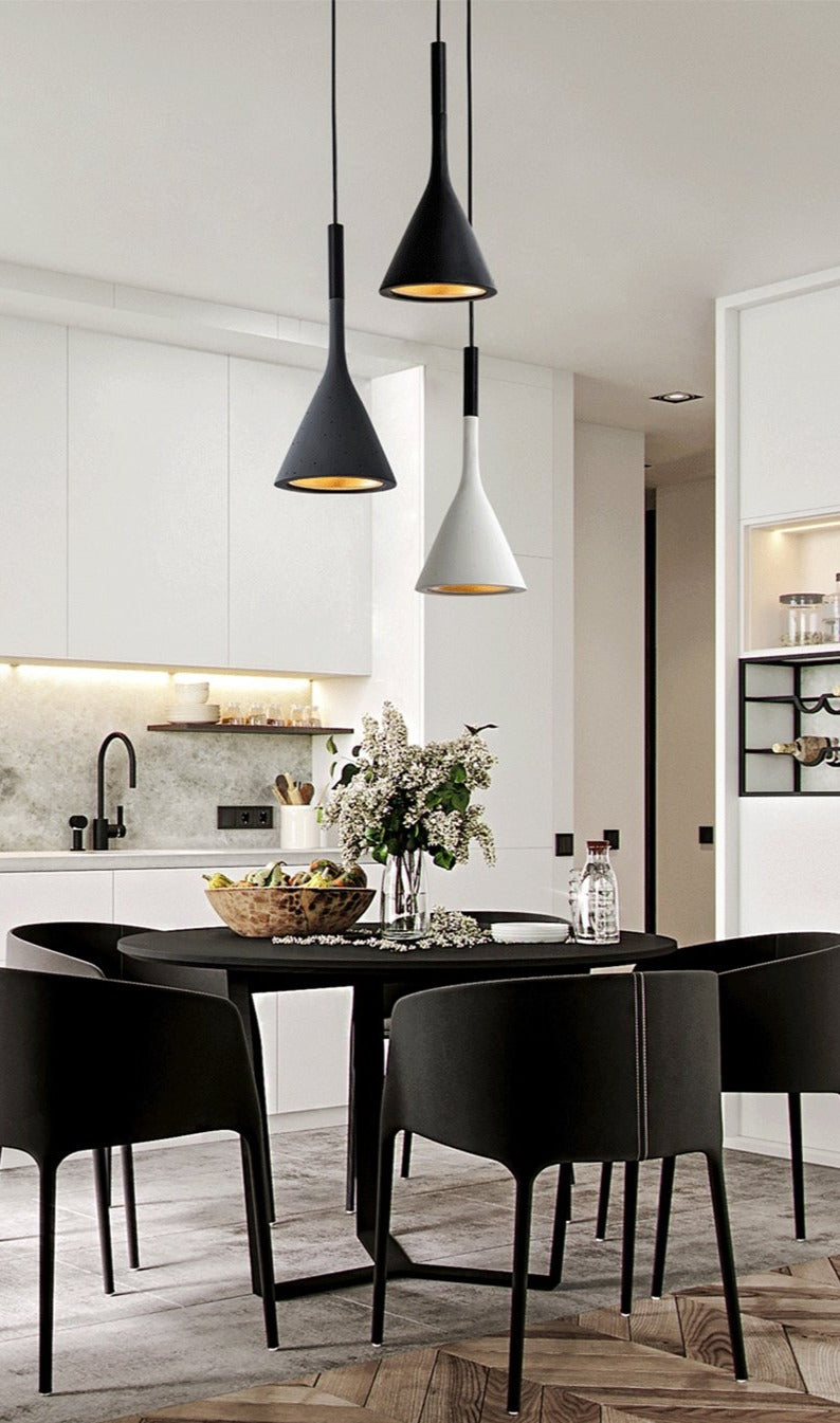 Nordic Modern Pendant Lights With Matte Finishes And Adjustable Height