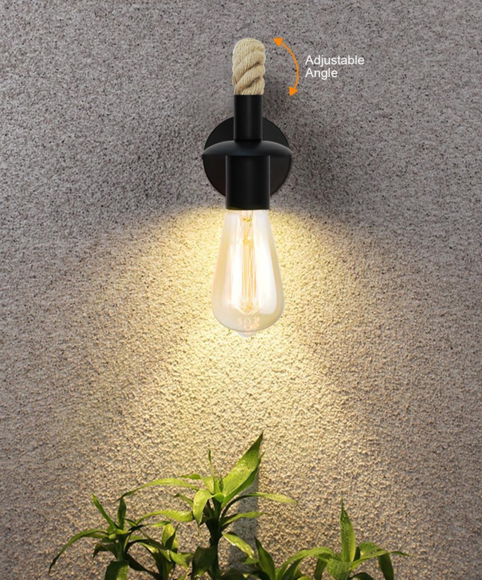 Aurora Vintage Wall Lamp for Indoor & Outdoor Bulb Included