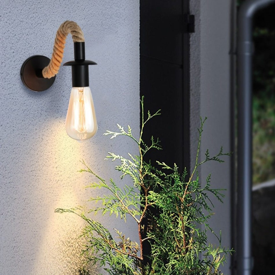Aurora Vintage Wall Lamp for Indoor & Outdoor Bulb Included