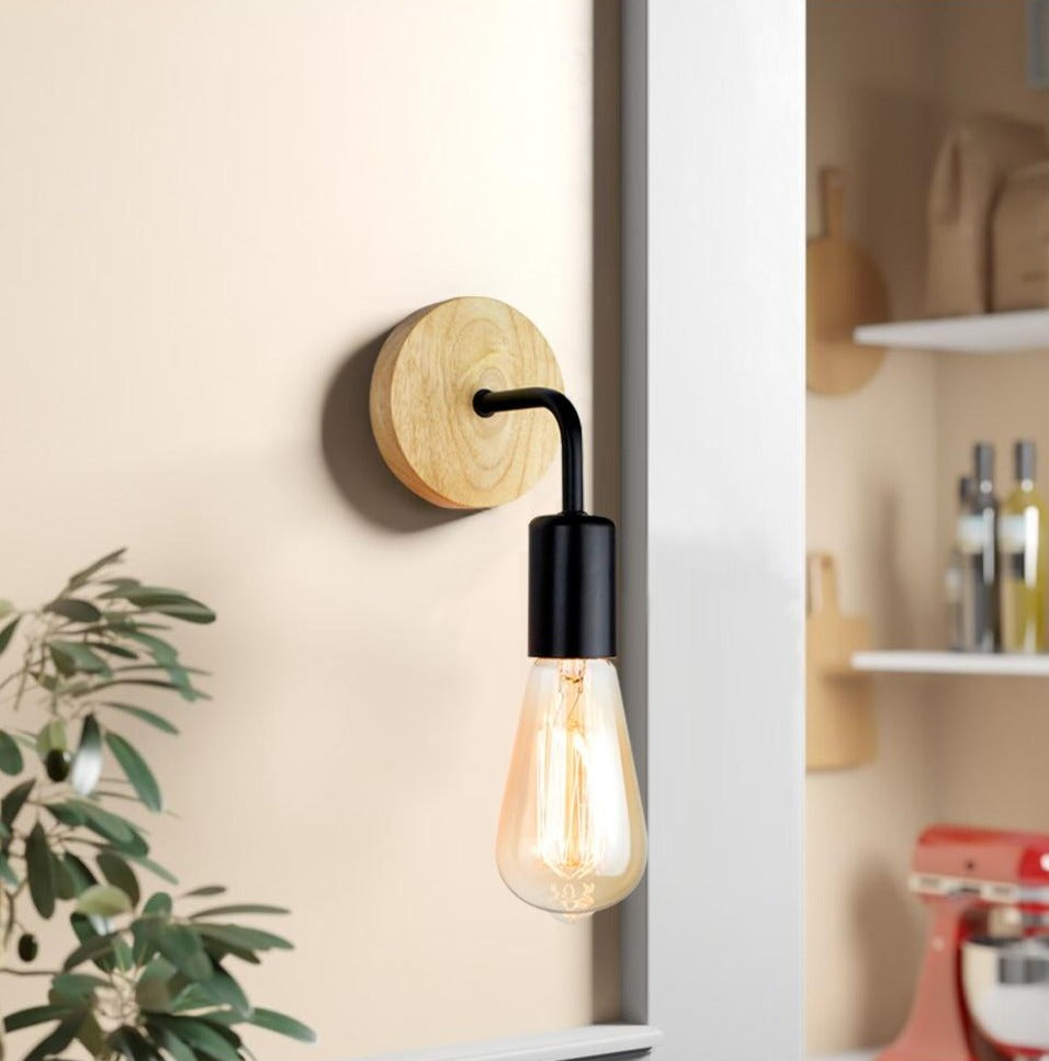 Aurora Vintage Wall Lamp for Indoor & Outdoor Bulb Included