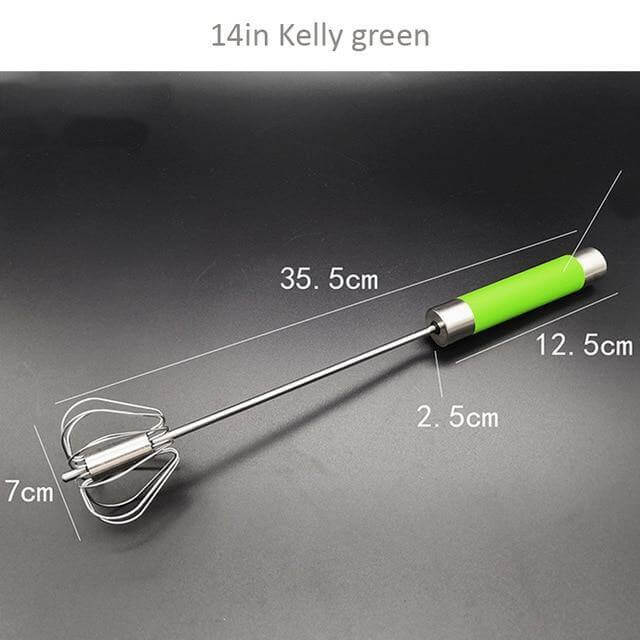 MixMaster Stainless Steel Whisk — Splash-Free Sauce & Egg Mixing