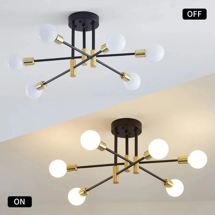 Lindsy Retro Satellite Shape Ceiling Light | ventumra