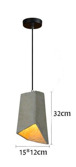 Nolore Cement Pendant Light for Nordic Inspired Design