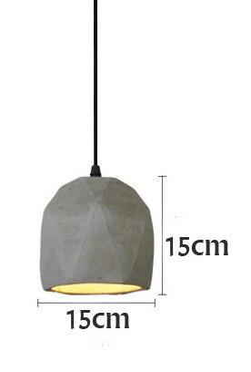 Nolore Cement Pendant Light for Nordic Inspired Design