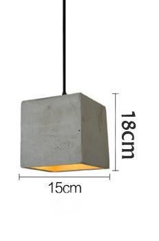 Nolore Cement Pendant Light for Nordic Inspired Design