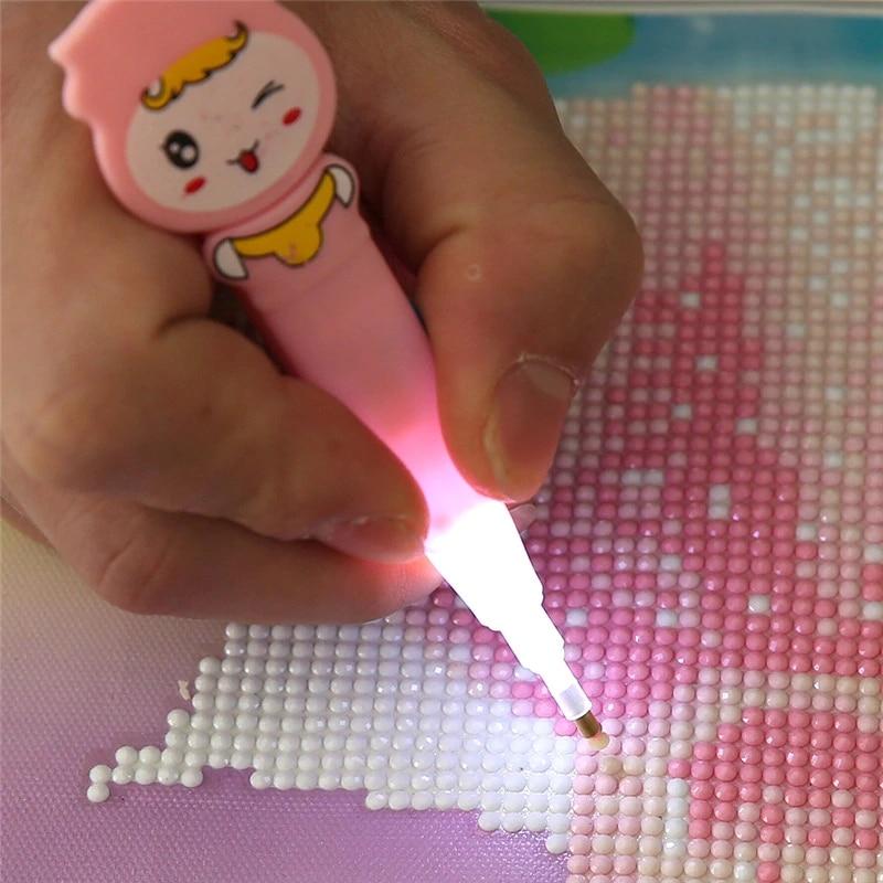 עט לציור ביהלומים LED GlanzStift — קצה מואר