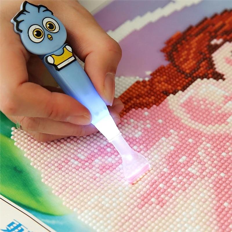 עט לציור ביהלומים LED GlanzStift — קצה מואר